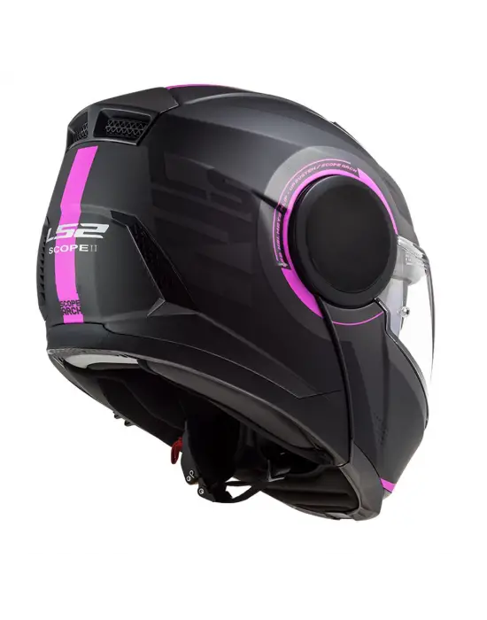 LS2 SCOPE 2 ARCH MAT TITANIUM-PEMBE KASK