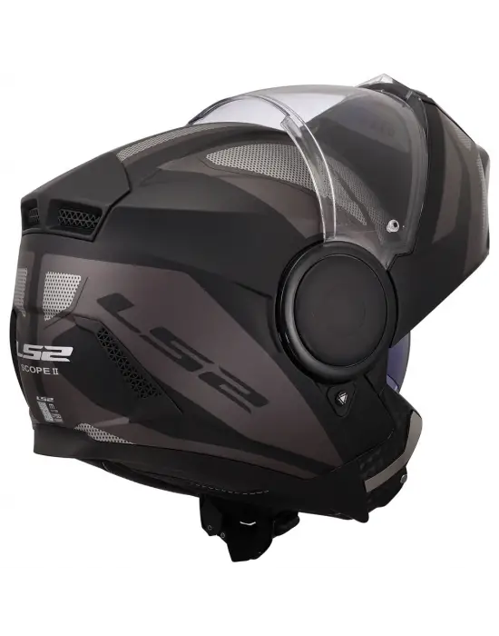 LS2 SCOPE 2 AXIS MAT SİYAH-TITANIUM KASK