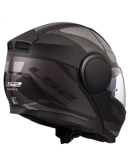 LS2 SCOPE 2 AXIS MAT SİYAH-TITANIUM KASK