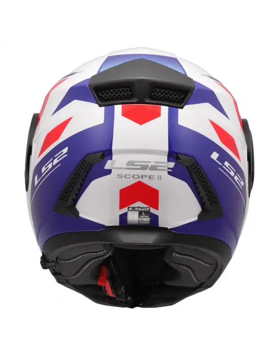 LS2 SCOPE 2 DURIA BEYAZ-MAVİ-KIRMIZI KASK