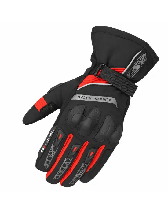 LS2 SNOW EVO H2O ELDİVEN SİYAH-KIRMIZI