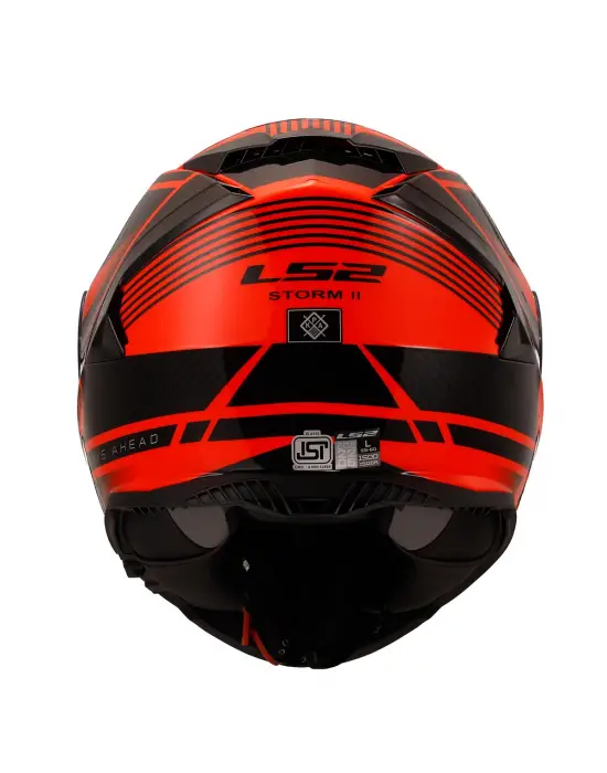 LS2 STORM 2 DODGER MAT SİYAH-NEON TURUNCU KASK