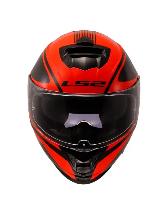 LS2 STORM 2 DODGER MAT SİYAH-NEON TURUNCU KASK