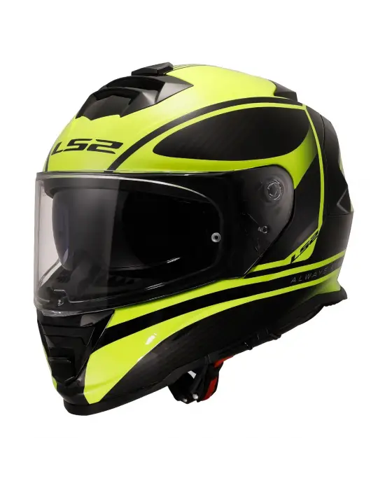 LS2 STORM 2 DODGER MAT SİYAH-NEON SARI KASK