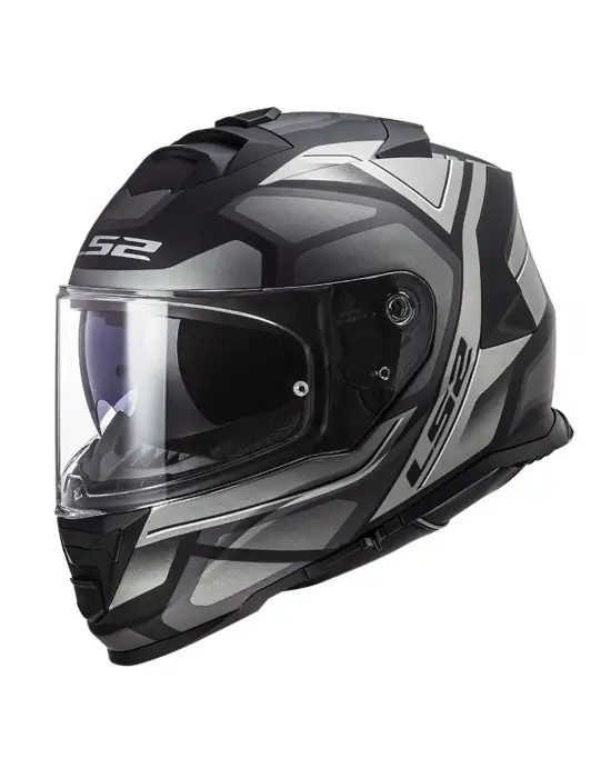 LS2 STORM 2 FASTER MAT TITANIUM KASK