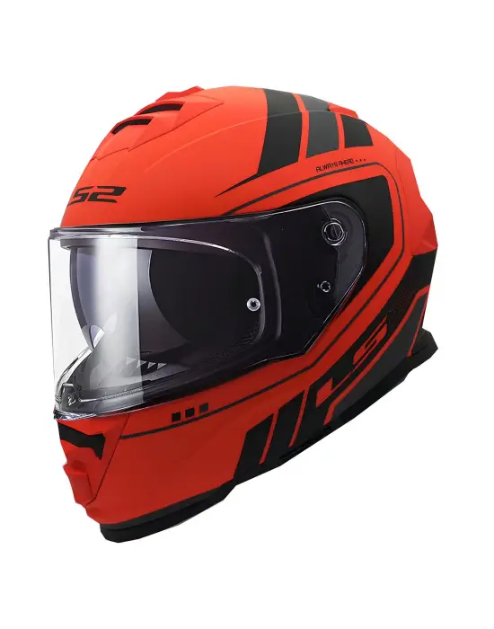LS2 STORM 2 FIST MAT TURUNCU-SİYAH KASK