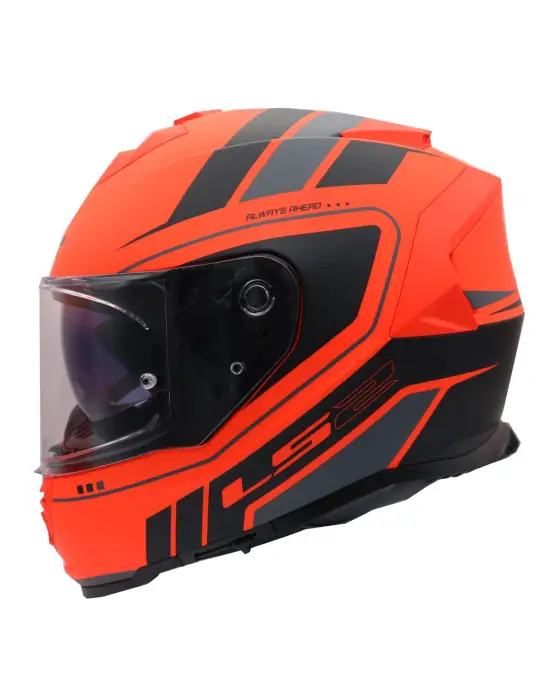 LS2 STORM 2 FIST MAT TURUNCU-SİYAH KASK