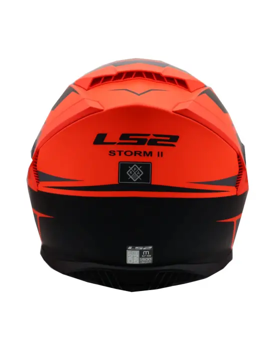 LS2 STORM 2 FIST MAT TURUNCU-SİYAH KASK