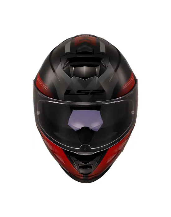 LS2 STORM 2 KRONOS KIRMIZI-GRİ KASK