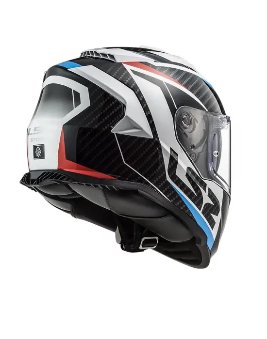 LS2 STORM 2 RACER MAVİ-KIRMIZI KASK