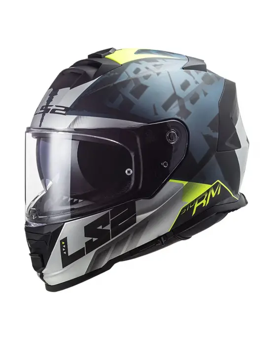 LS2 STORM 2 SPRINTER MAT SİYAH-GRİ-COBALT KASK