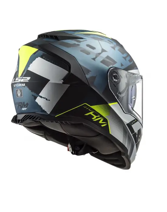 LS2 STORM 2 SPRINTER MAT SİYAH-GRİ-COBALT KASK