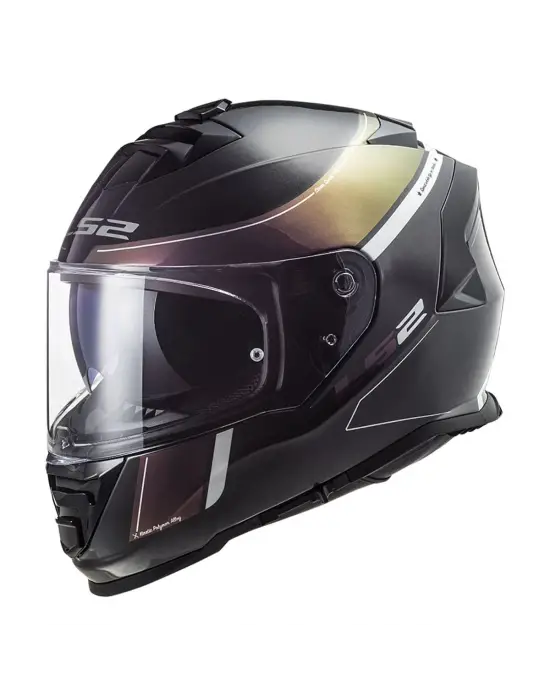 LS2 STORM 2 VELVET MAT SİYAH-GÖKKUŞAĞI KASK