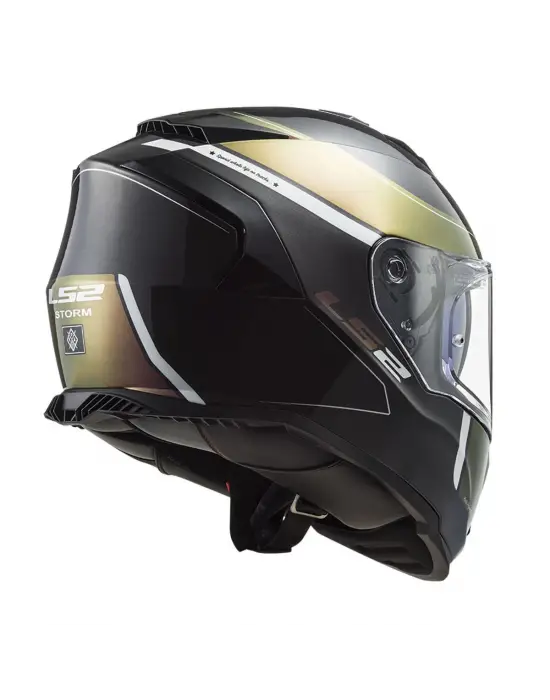 LS2 STORM 2 VELVET MAT SİYAH-GÖKKUŞAĞI KASK