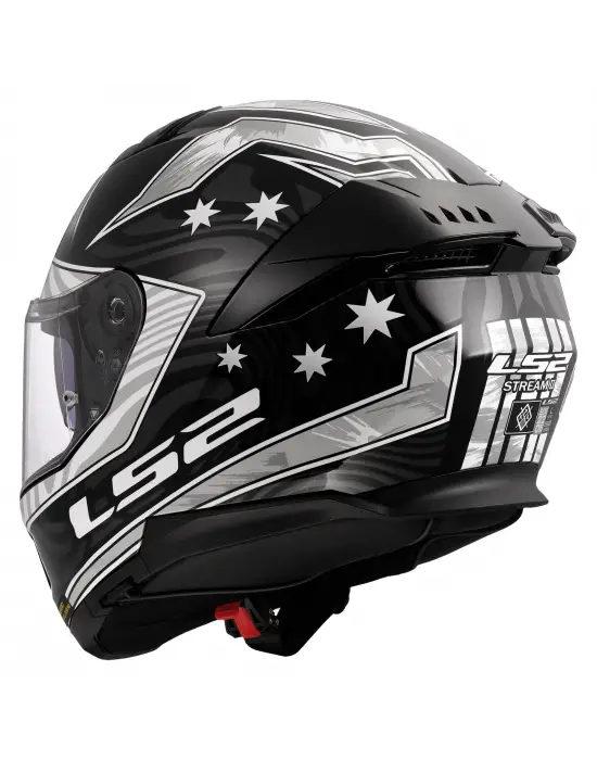 LS2 STREAM 2 GALDAM SİYAH-BEYAZ KASK