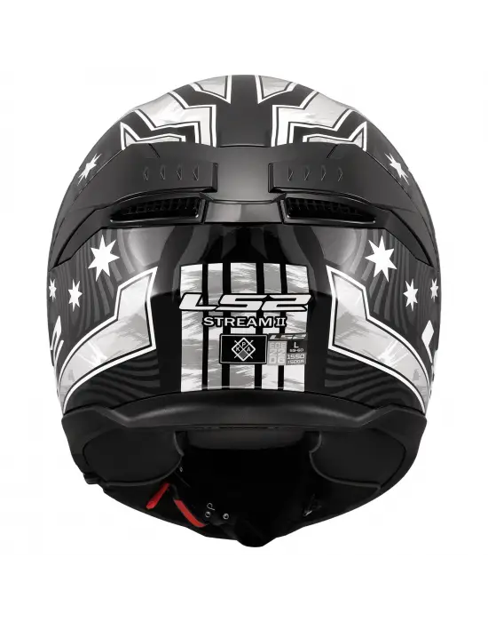 LS2 STREAM 2 GALDAM SİYAH-BEYAZ KASK