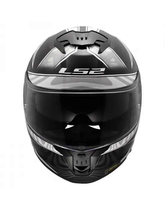 LS2 STREAM 2 GALDAM SİYAH-BEYAZ KASK