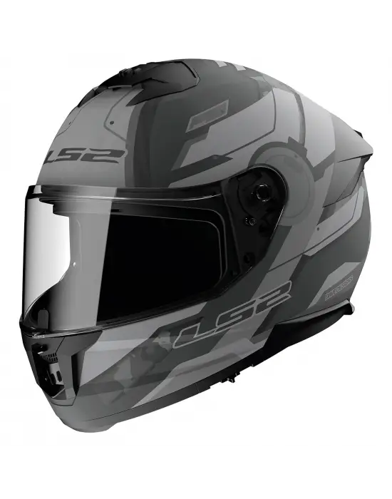 LS2 STREAM 2 SHADOW MAT TITANIUM-GRİ KASK