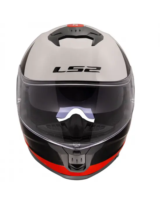 LS2 STREAM 2 THUNDERBIZ SİYAH-KIRMIZI KASK