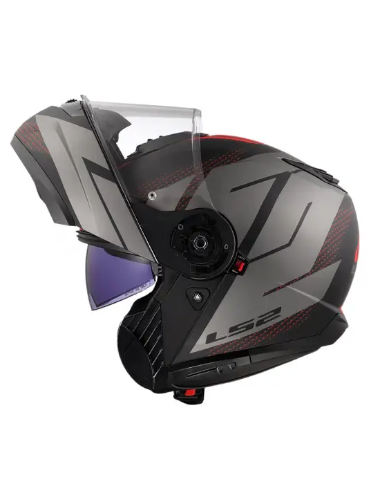 LS2 STROBE 2 CODE MAT SİYAH-GRİ KASK