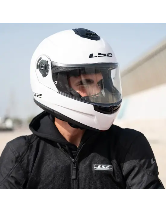 LS2 STROBE 2 BEYAZ KASK