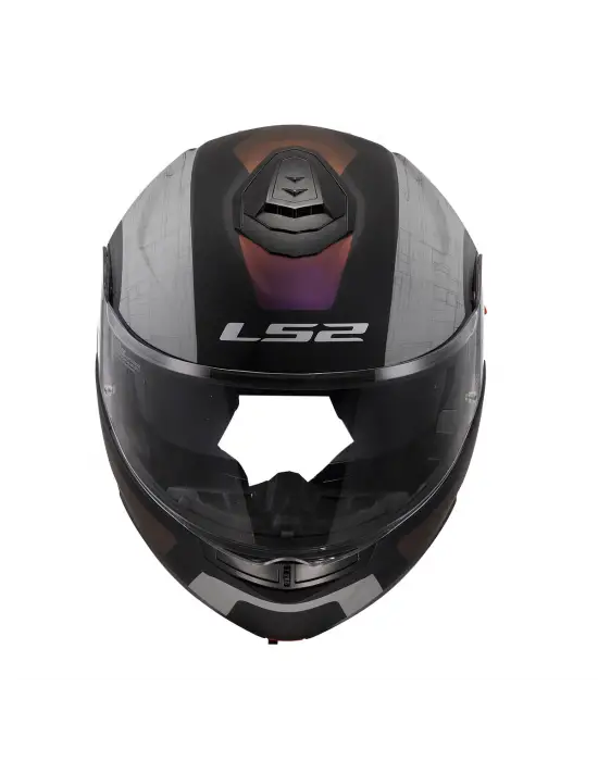 LS2 STROBE 2 ORION MAT SİYAH-MOR-MAVİ KASK