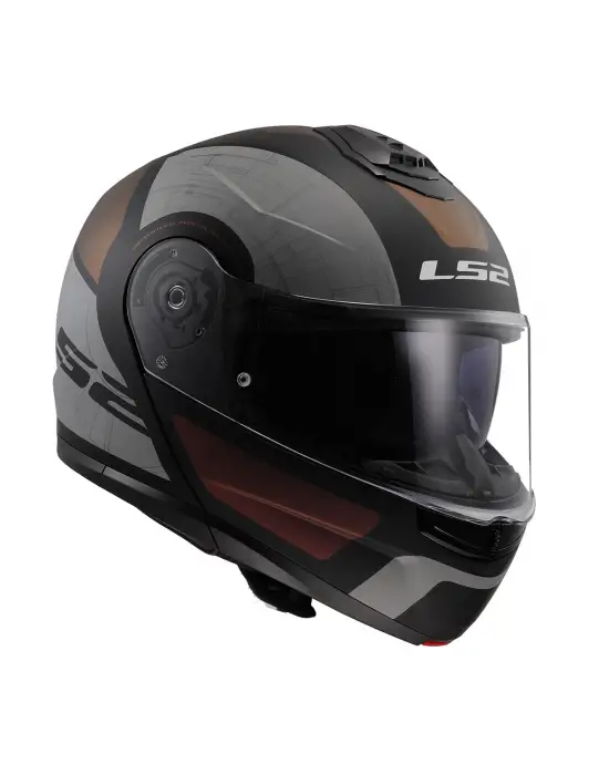 LS2 STROBE 2 ORION MAT SİYAH-MOR-MAVİ KASK