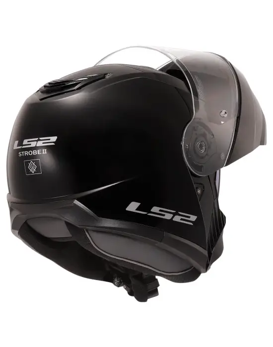LS2 STROBE 2 SİYAH KASK