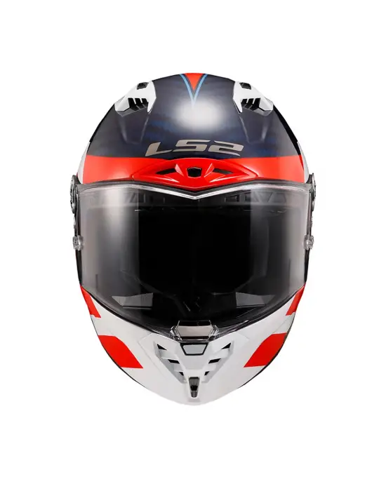 LS2 THUNDER KARBON ALLIANCE KIRMIZI-MAVİ-BEYAZ KASK