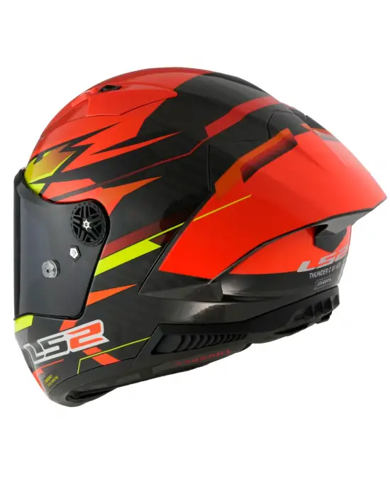 LS2 THUNDER KARBON GP AERO FIRE KIRMIZI-SİYAH KASK
