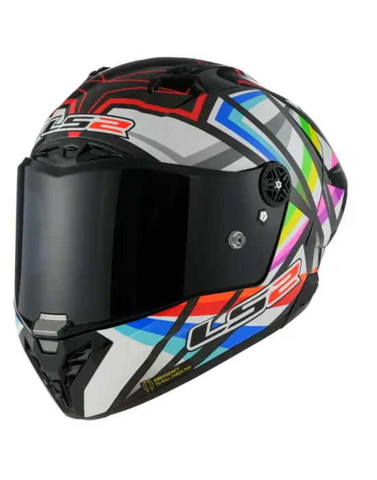 LS2 THUNDER KARBON GP AERO FLASH SİYAH KASK