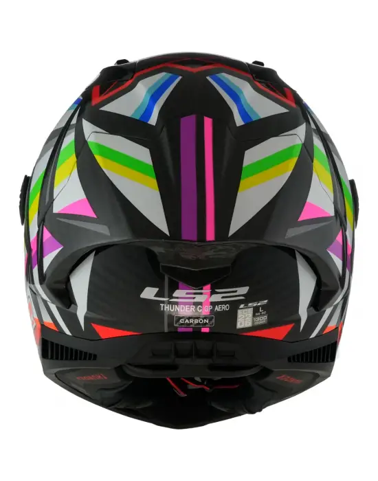 LS2 THUNDER KARBON GP AERO FLASH SİYAH KASK