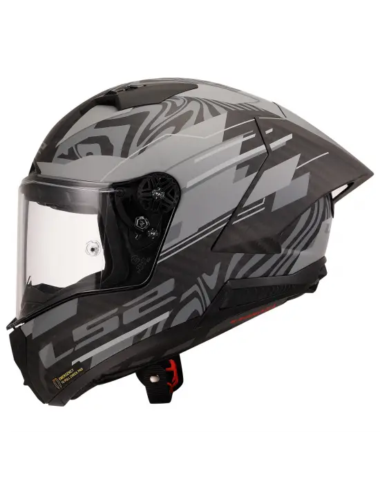 LS2 THUNDER KARBON GP AERO POLAR SİYAH KASK