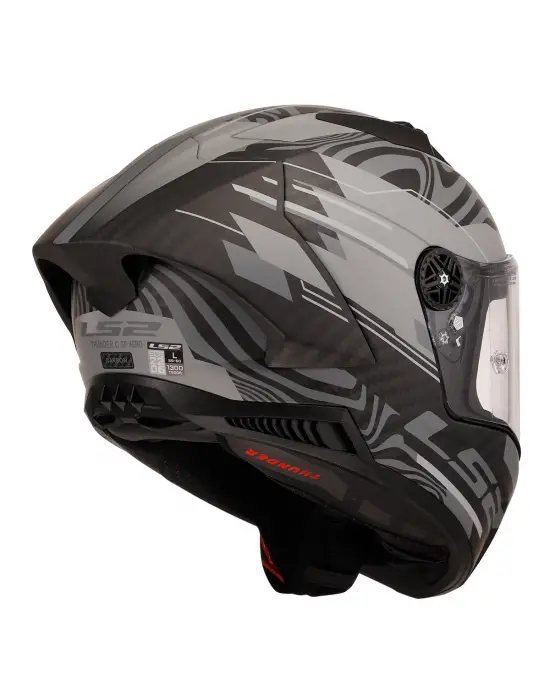 LS2 THUNDER KARBON GP AERO POLAR SİYAH KASK