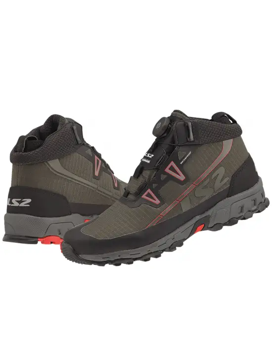 LS2 TREKKER WATERPROOF BOT YEŞİL