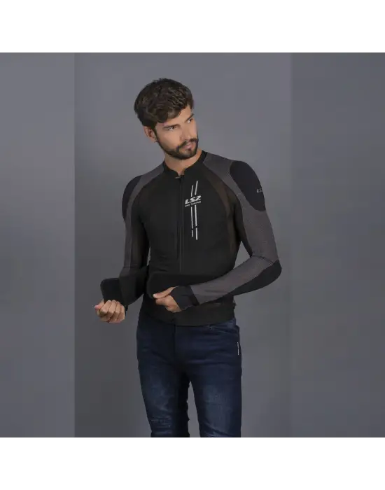 LS2 X-ARMOR FULL KORUMA MONT SİYAH-GRİ