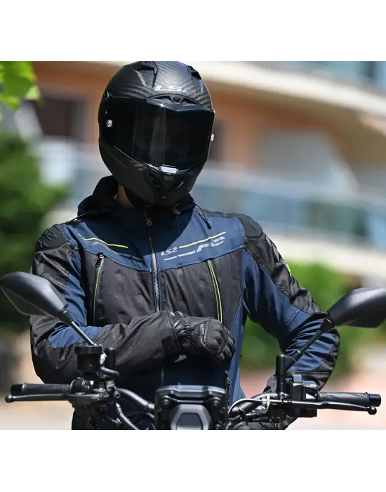 LS2 ZIRCONIUM EVO MONT MAVİ-SİYAH-NEON SARI