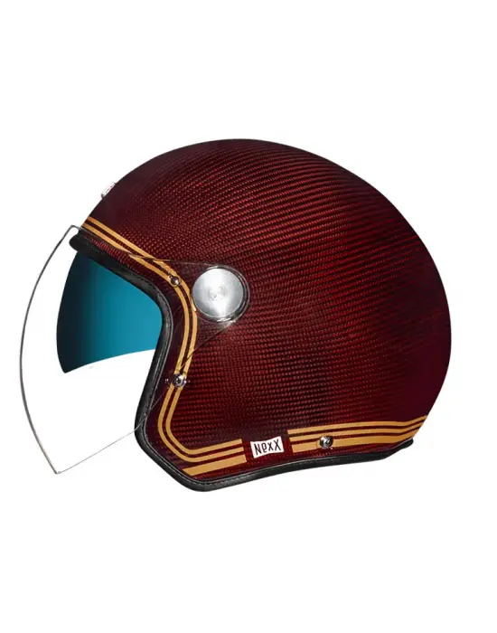 NEXX X.G20 LIGNAGE KARBON BORDO-SARI KASK