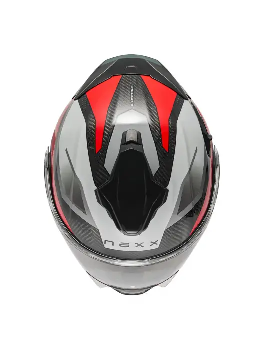 NEXX X.LIFETOUR PRO MILE KARBON BEYAZ-KIRMIZI KASK