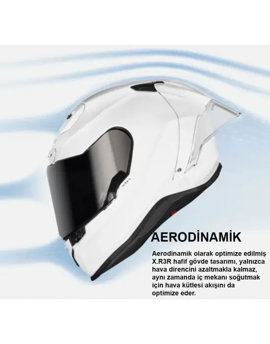 NEXX X.R3R SWIRL KARBON KIRMIZI KASK