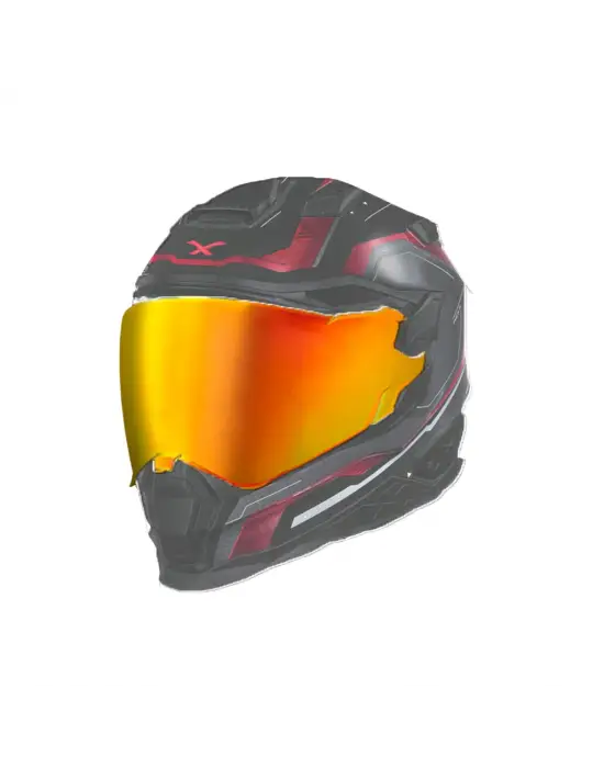 NEXX X.WED - X.WED 2 - X.D1 - X.WST 2 KASK CAMI IRIDIUM KIRMIZI