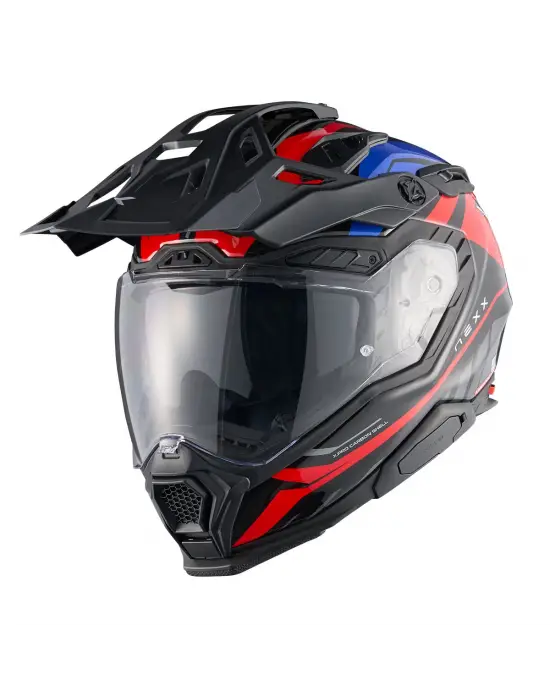 NEXX X.WED 3 GOBI KIRMIZI-MAVİ KASK