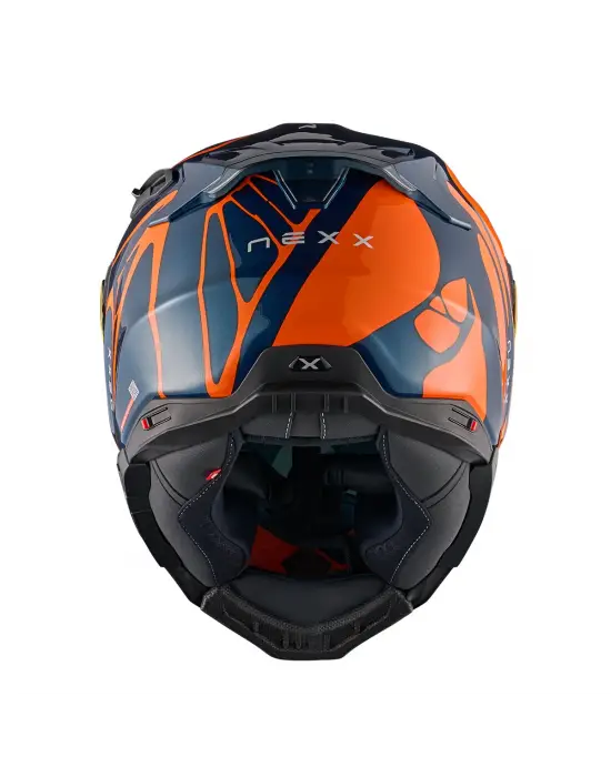 NEXX X.WST 3 B-SIDE MAVİ-TURUNCU KASK