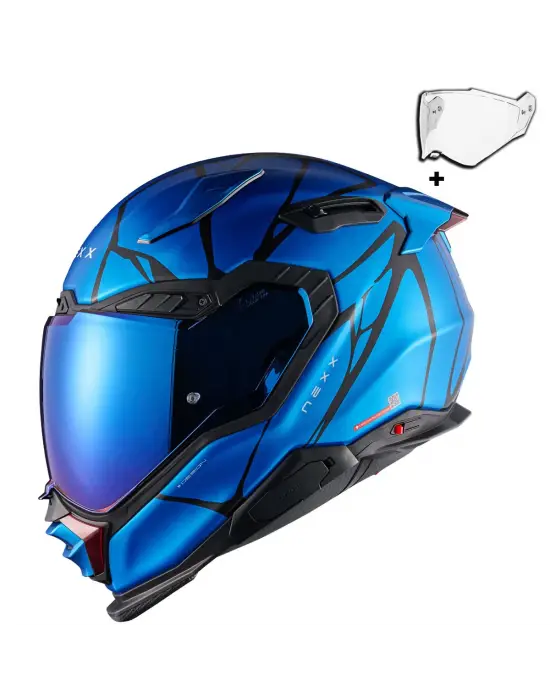 NEXX X.WST 3 B-SIDE MAT MAVİ-SİYAH KASK