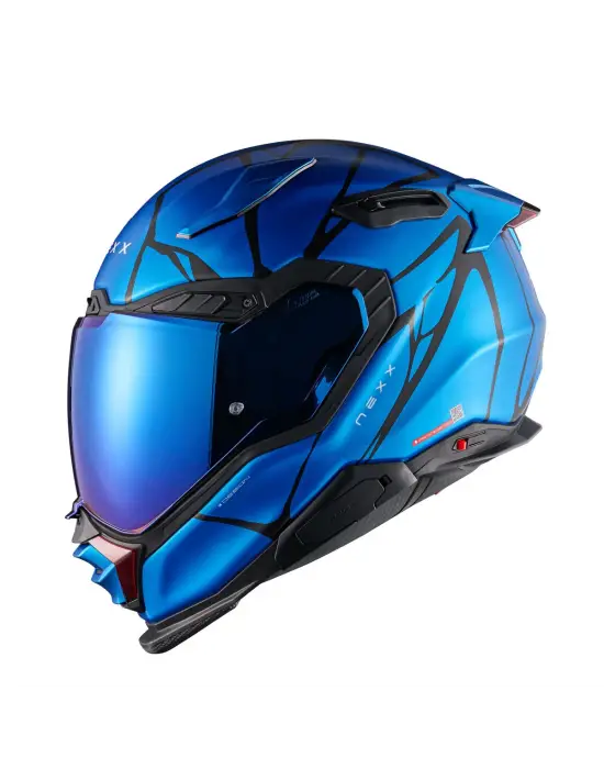 NEXX X.WST 3 B-SIDE MAT MAVİ-SİYAH KASK