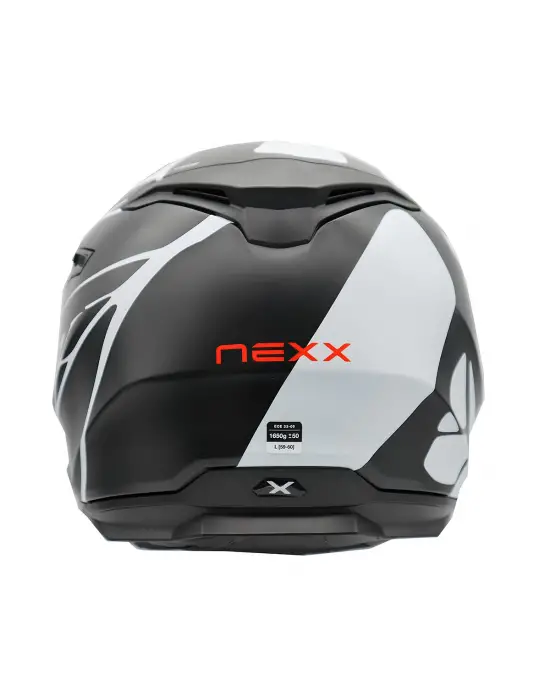 NEXX Y.100 B-SIDE MAT SİYAH-BEYAZ KASK