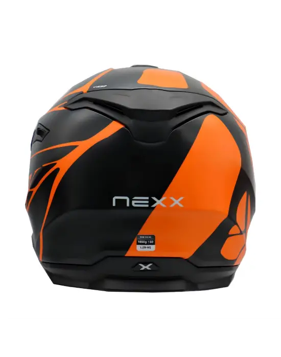 NEXX Y.100 B-SIDE MAT SİYAH-TURUNCU KASK