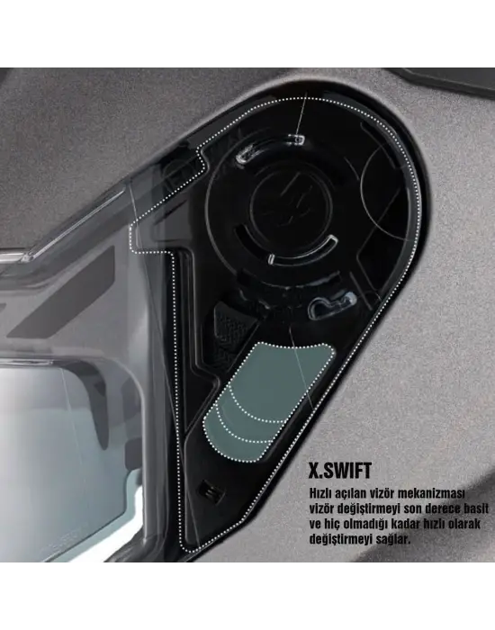 NEXX Y.100 B-SIDE MAT SİYAH-YEŞİL KASK