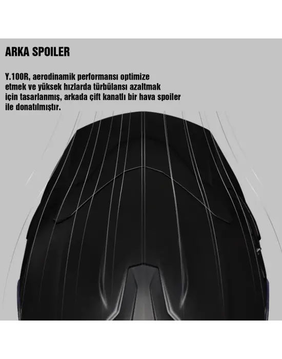 NEXX Y.100R NIGHT RIDER BEYAZ KASK