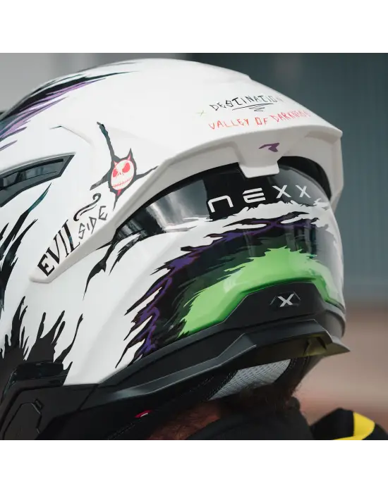 NEXX Y.100R NIGHT RIDER BEYAZ KASK